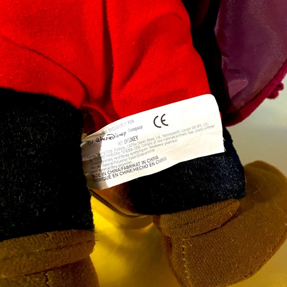 DISNEY NWT VTG 90s FANTASIA MICKEY MOUSE SORCERER PLUSH DISNEY STORE EXCLUSIVE - Picture 13 of 13